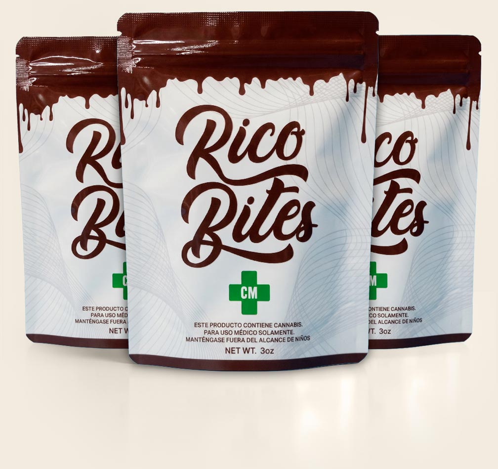 Rico Bites Empaque Hero